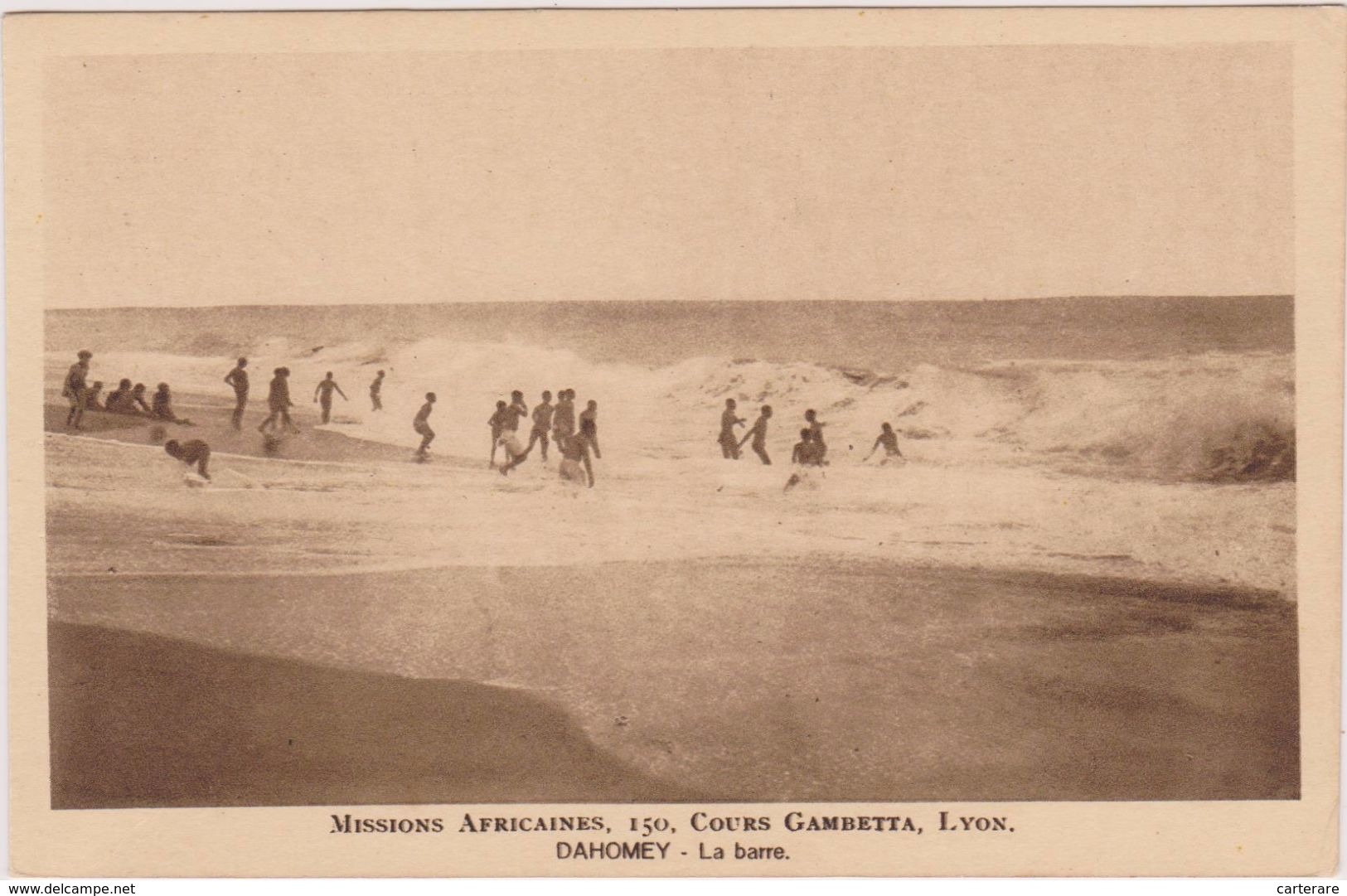 AFRIQUE ,DAHOMEY,danhomé 1900,sud Est Bénin Actuel,royaume Africain,la Mer,la Barre,lavage Collectif,rare - Dahomey