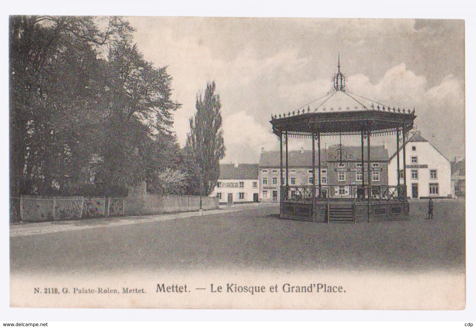 Cpa Mettet  Kiosque  1906 - Mettet