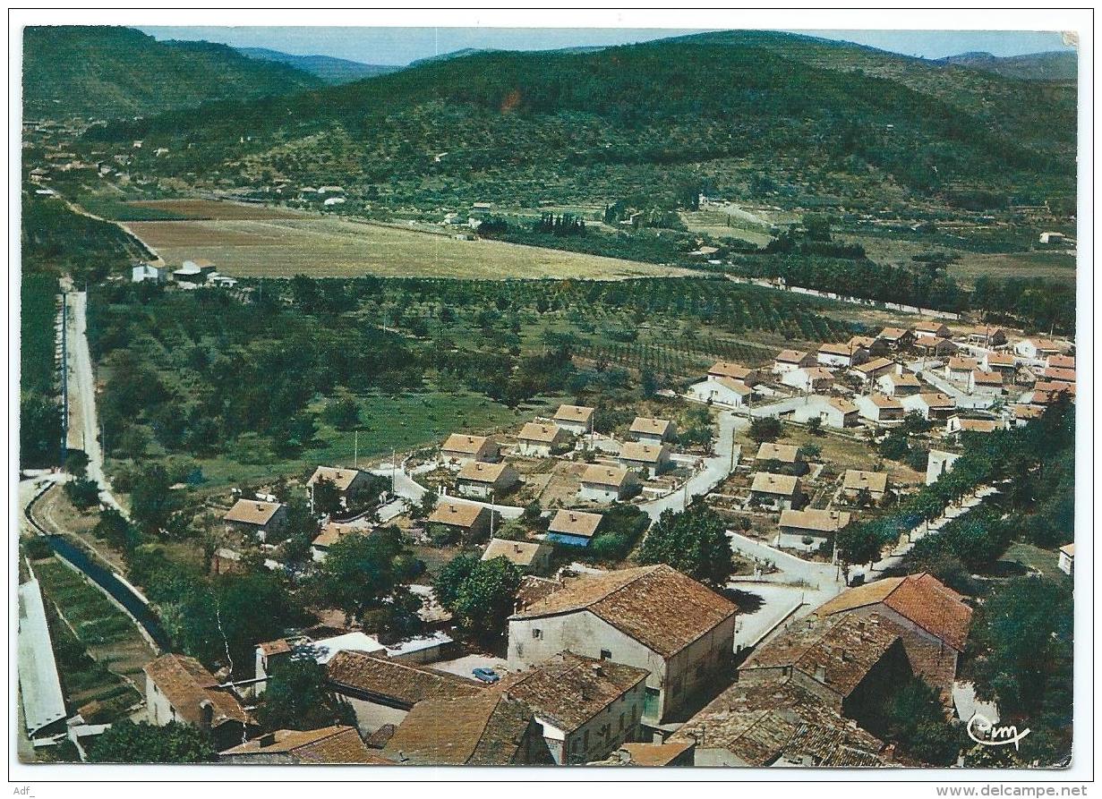 CP SOLLIES PONT, VUE PANORAMIQUE AERIENNE DU LOTISSEMENT DU CHATEAU, VAR 83 - Sollies Pont