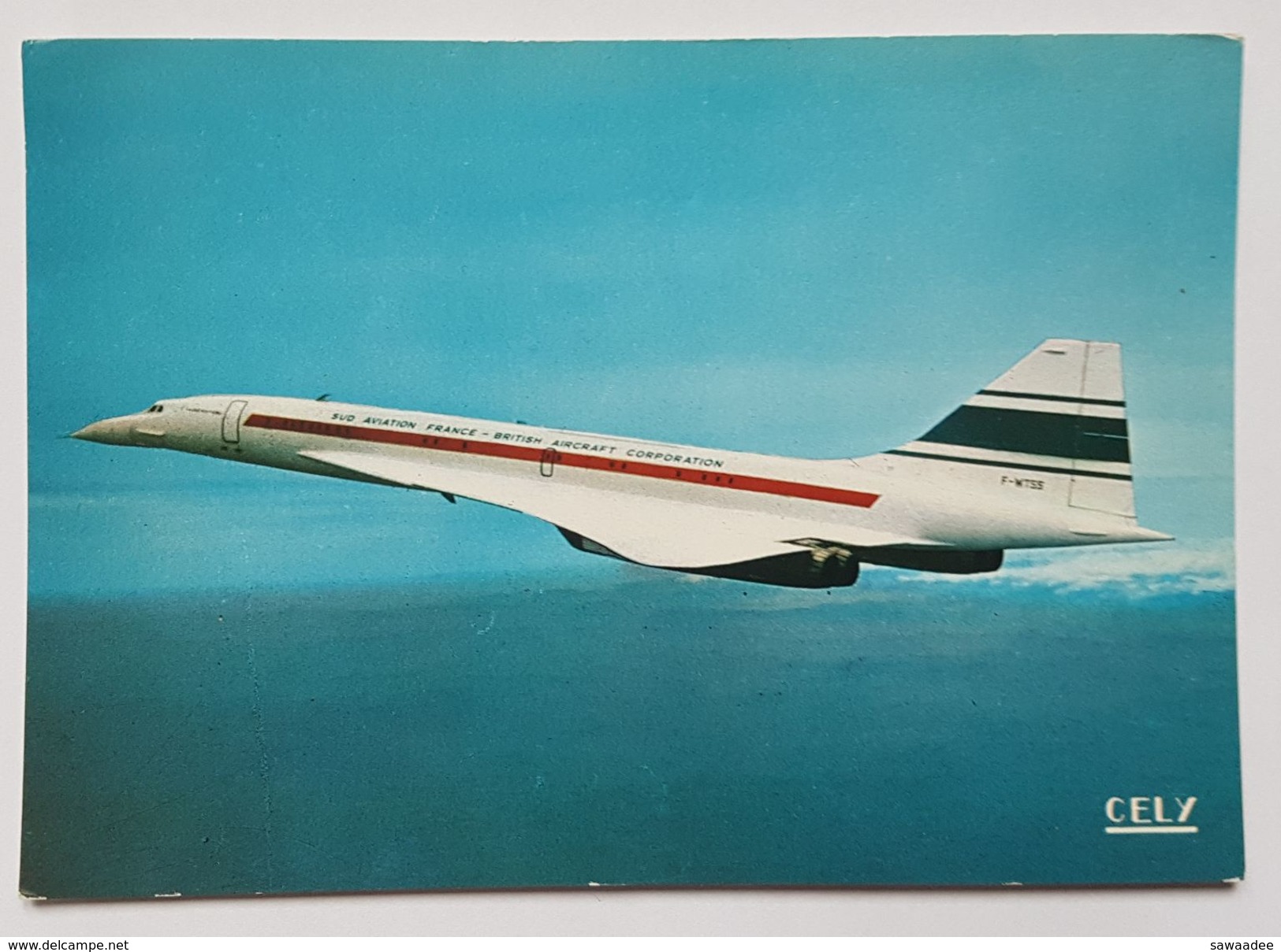 CARTE POSTALE - FRANCE - CONCORDE - EN VOL - CLICHE SUD AVIATION - CELY - 1946-....: Moderne