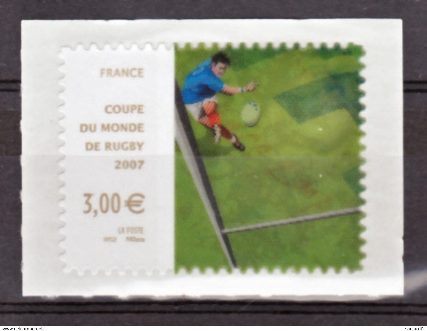 France  128 Le Rugby Coupe Du Monde Lenticullaire Neuf ** TB MNH Sin Charnela - Ungebraucht