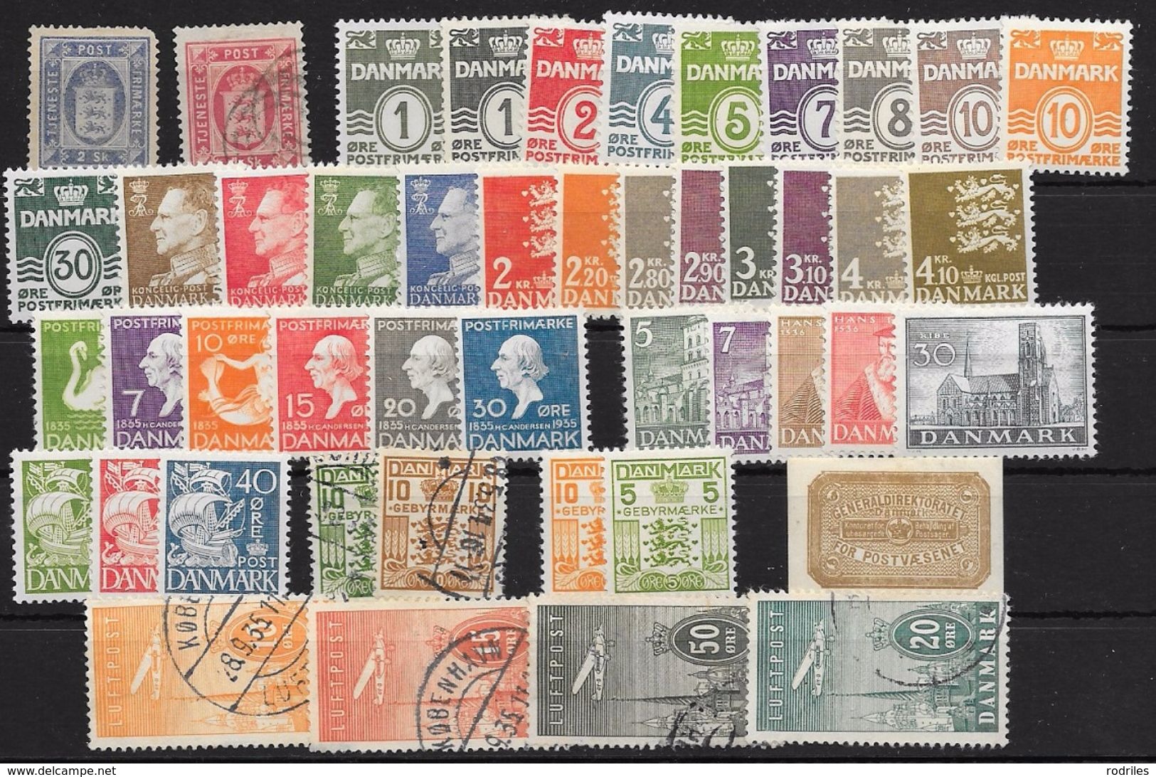 DINAMARCA. LOTE DE SERIES Y SELLOS - Unused Stamps