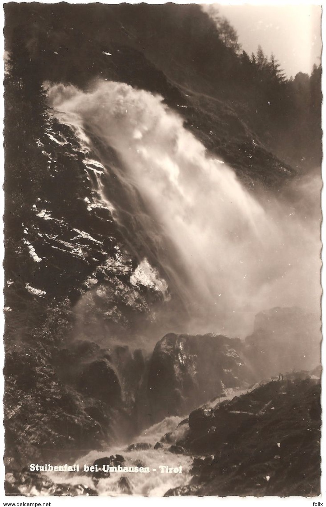 Umhausen - Stuibenfall Bei Umhausen - Tirol - Echt Foto - Umhausen