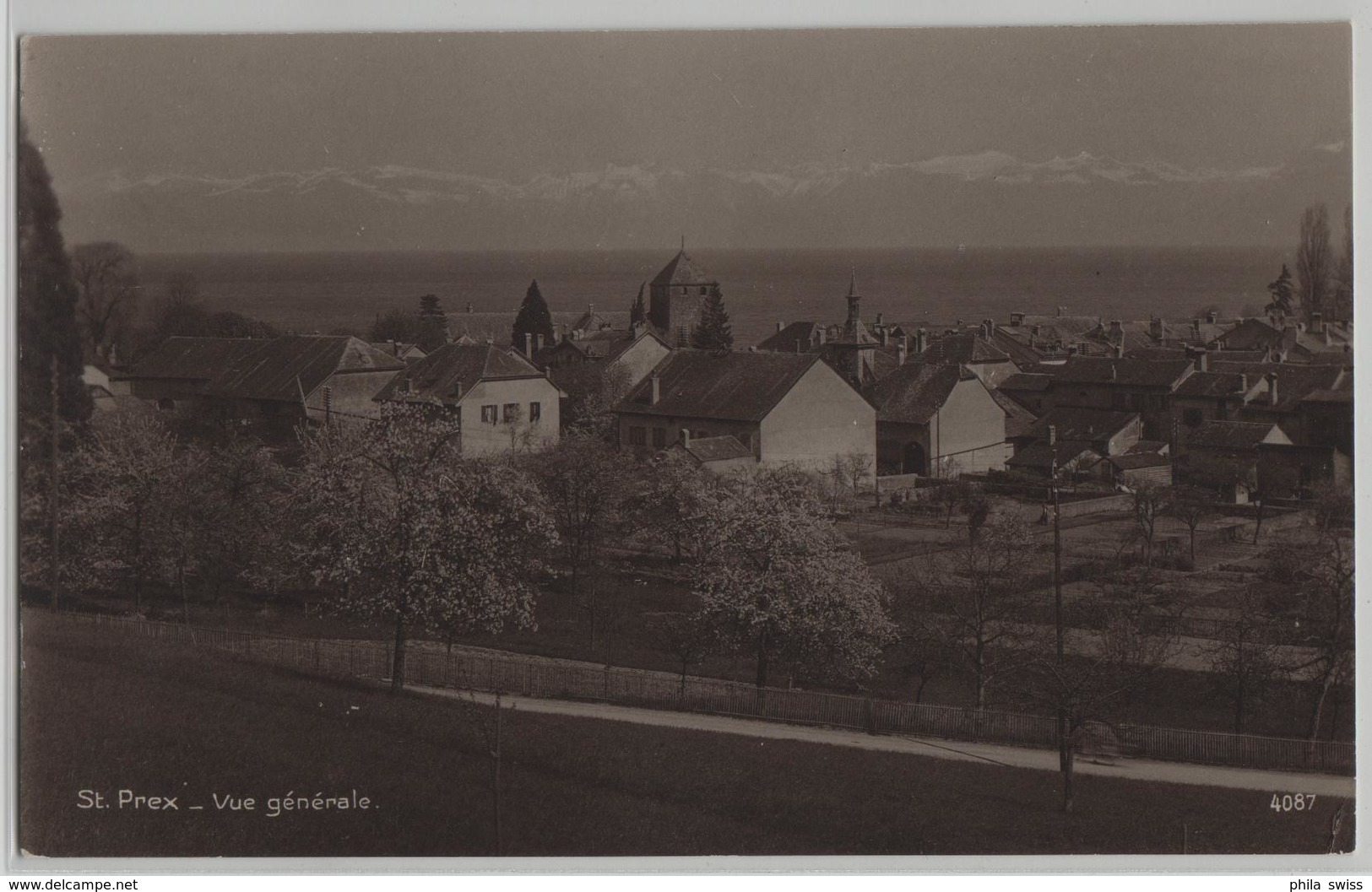 St. Prex - Vue Generale - Photo: Perrochet-Matile No. 4087 - Saint-Prex