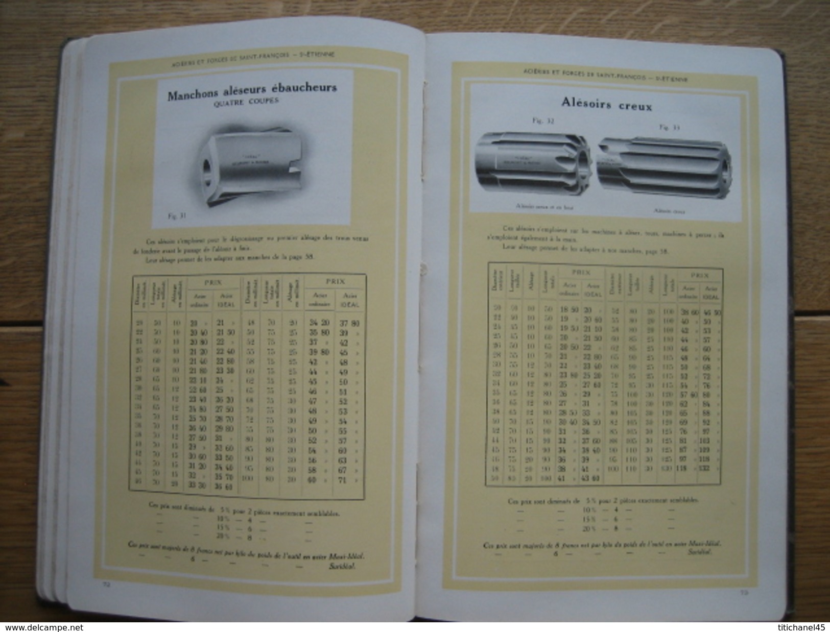 1919 - CATALOGUE FORGES ET ACIERIES DE ST FRANCOIS à ST ETIENNE - BELMONT & MOINE - 224 pages