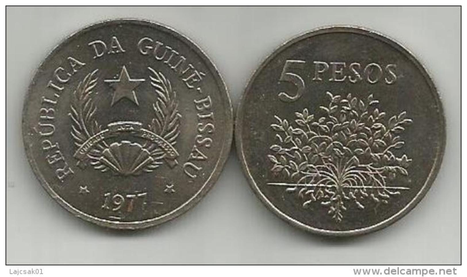 Guinea-Bissau 5 Pesos 1977. KM#20 - Guinea Bissau