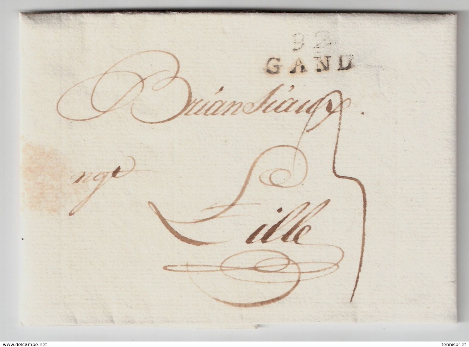 1801, " 92 GAND " Tres Claire  , #8564 - 1794-1814 (French Period)