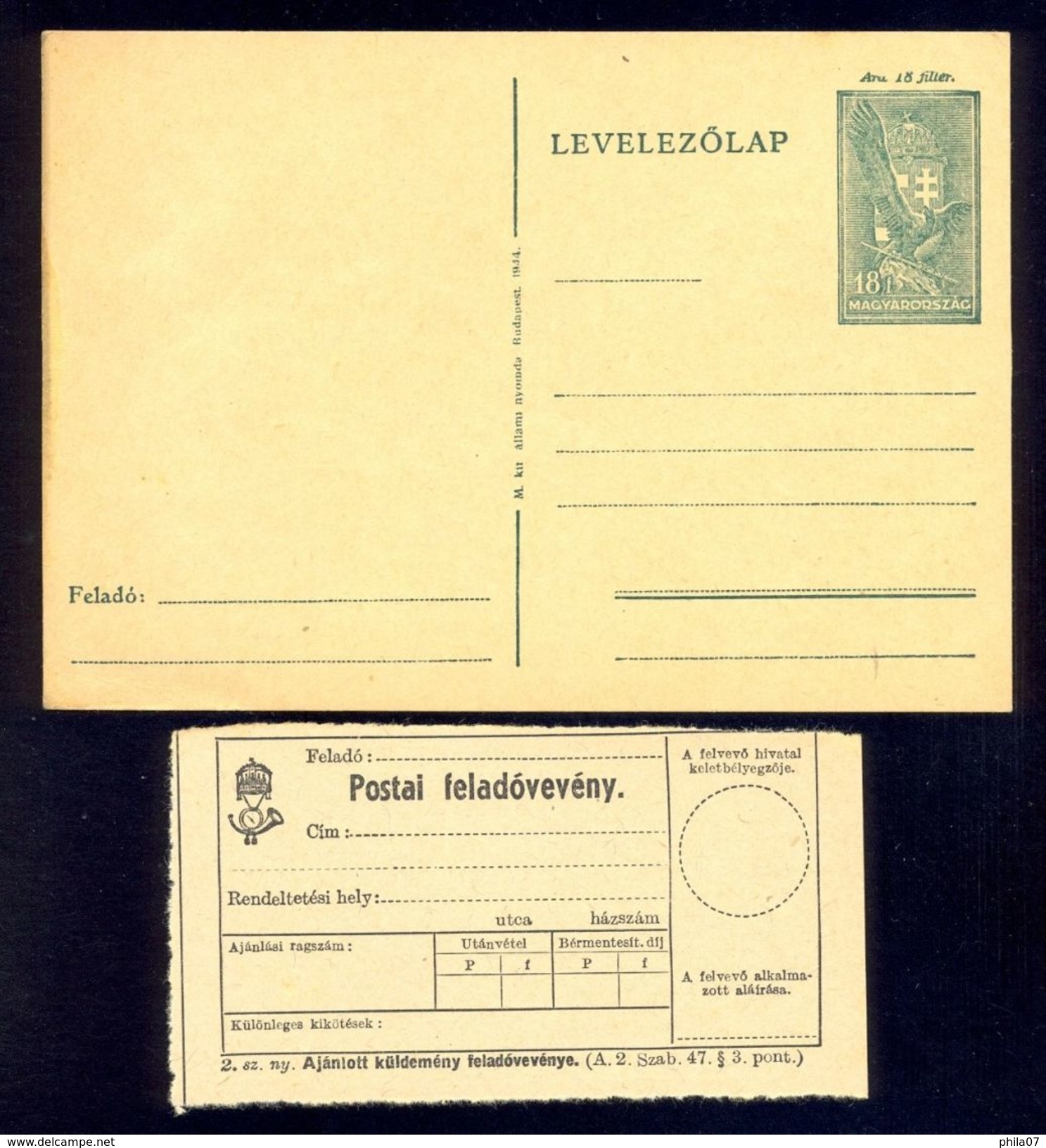 Hungary - Lot Of Various Old Postal Forms And Printed Matters. Rarely Seen / 9 Scans - Other & Unclassified