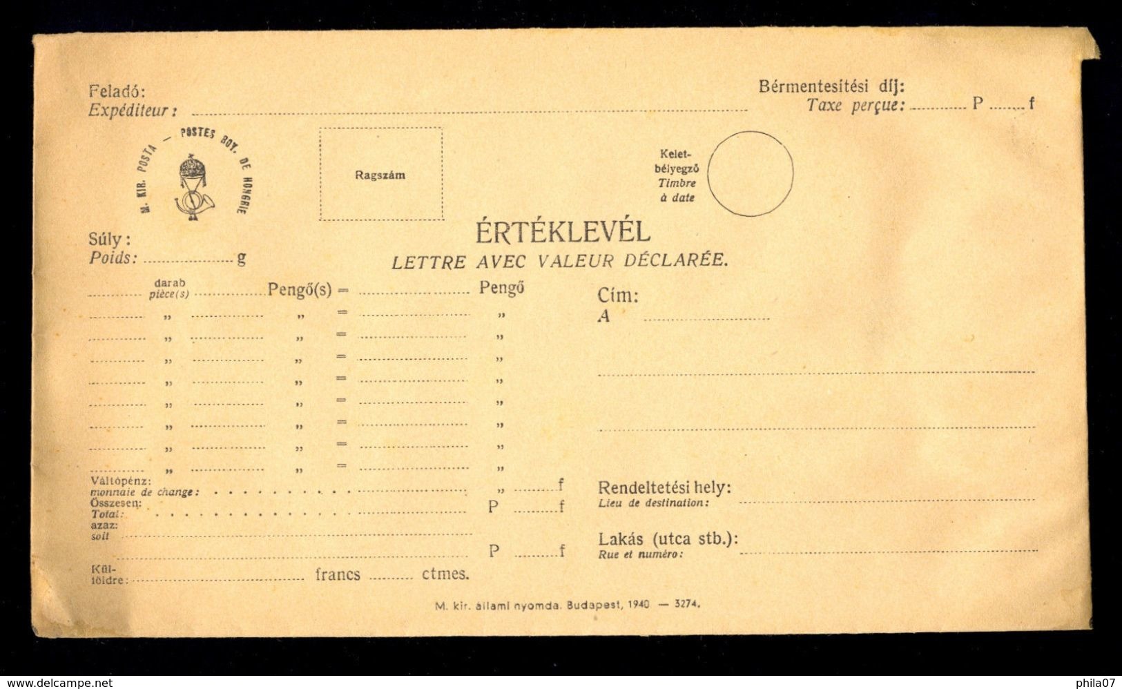 Hungary - Lot Of Various Old Postal Forms And Printed Matters. Rarely Seen / 9 Scans - Altri & Non Classificati