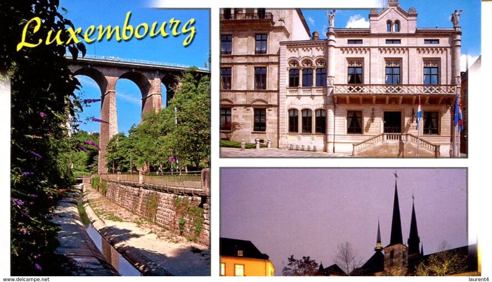 (325) Luxembourg - 3 Views - Luxemburg - Town