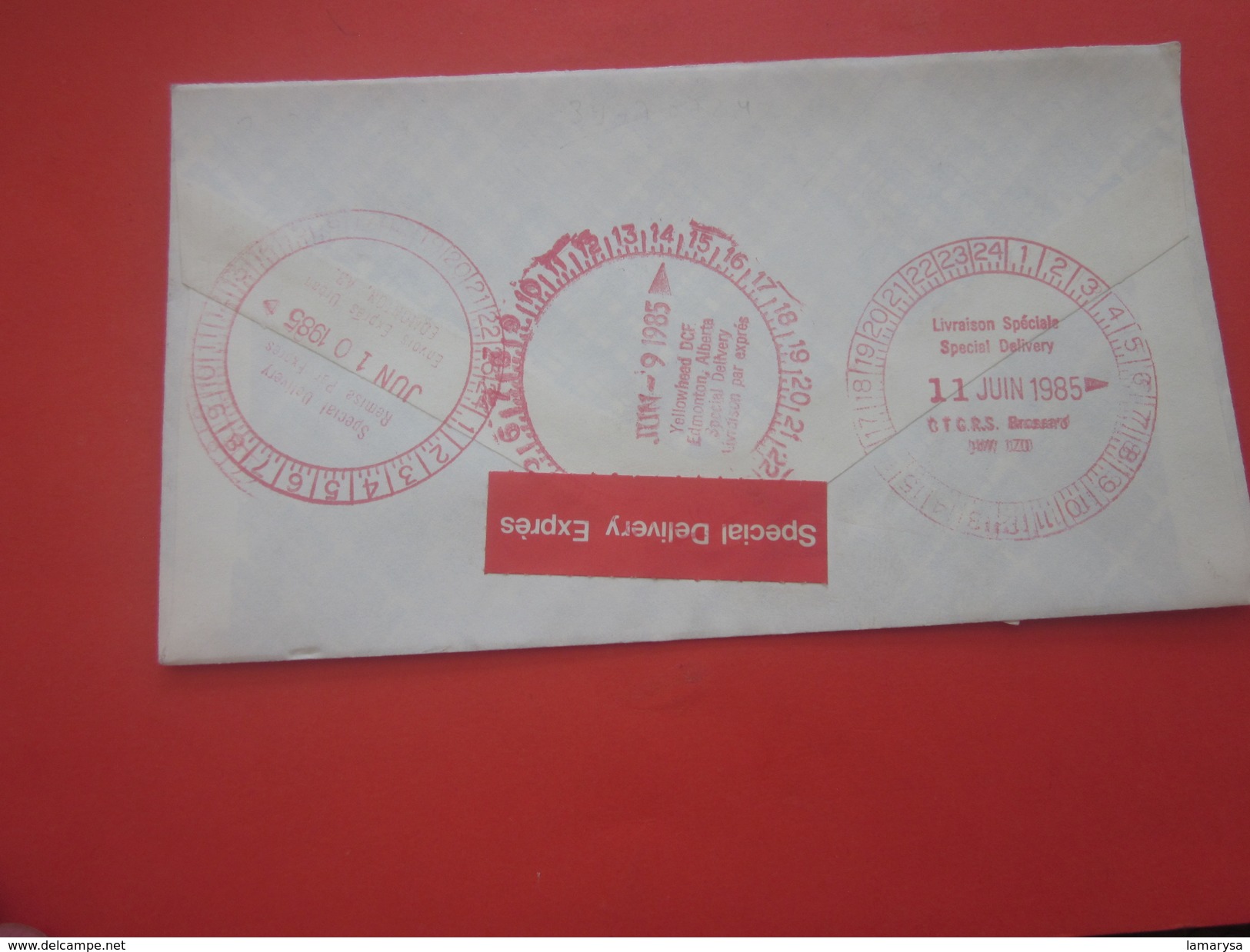 Amérique -Canada-Poste Aérienne Exprès Spécial Delivery- Lettre & Document Marcophilie Par Avion - By Air-mail.. - Luchtpost: Expres