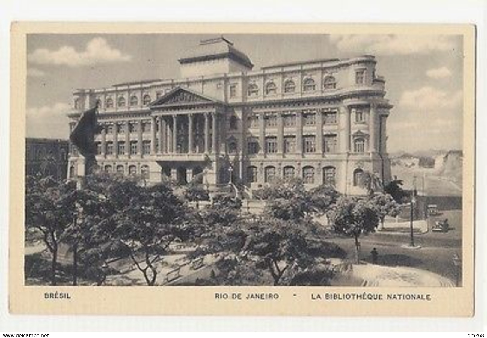 RIO DE JANEIRO - LA BIBLIOTHEQUE NATIONALE  - EDIT LITO TIPO GUANABARA ( 1793 ) - Autres & Non Classés