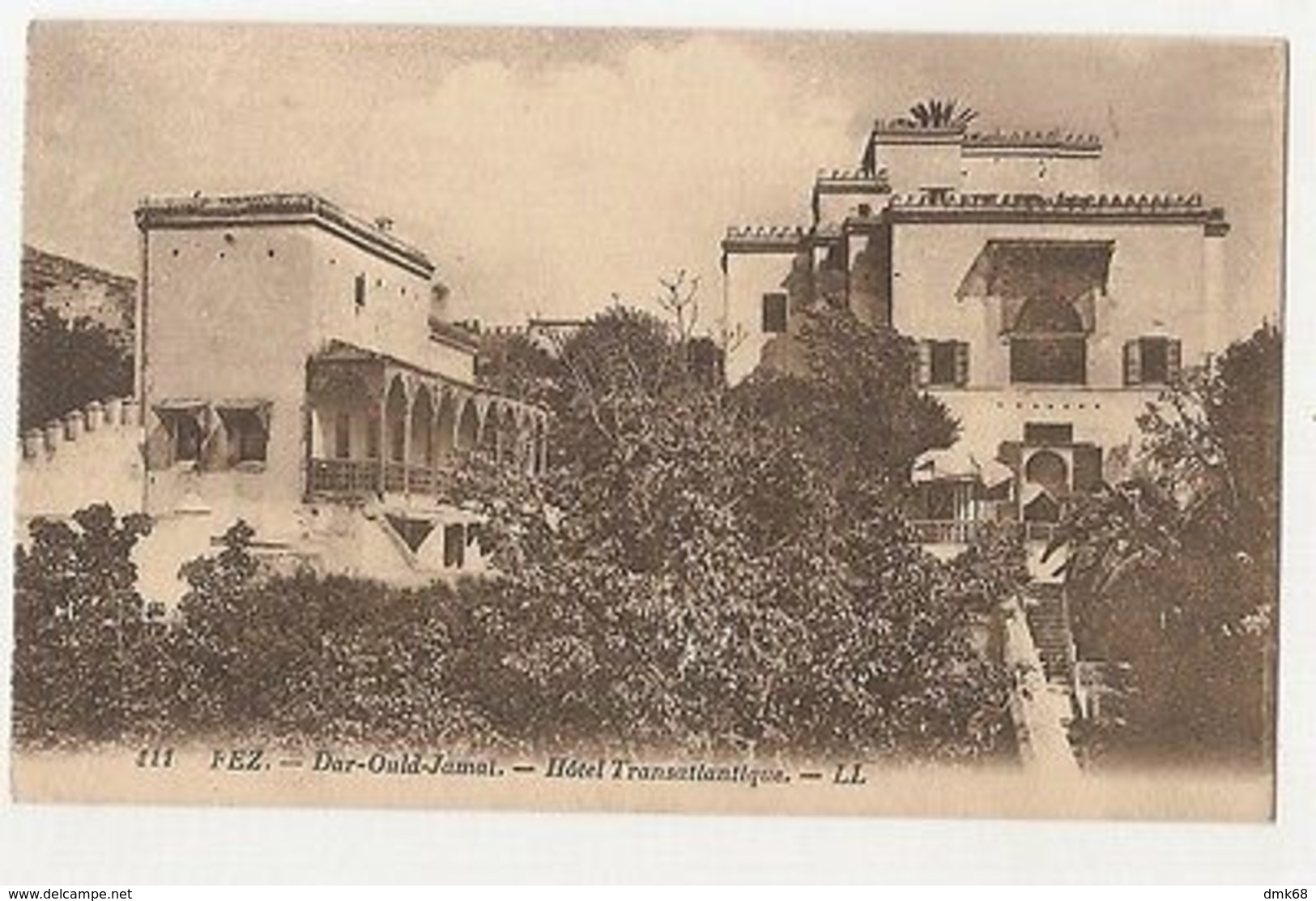 MOROCCO - FEZ - DAR-OULD-JAMAI - HOTEL TRANSATLANTIQUE - 1910s  ( 1922 ) - Non Classés