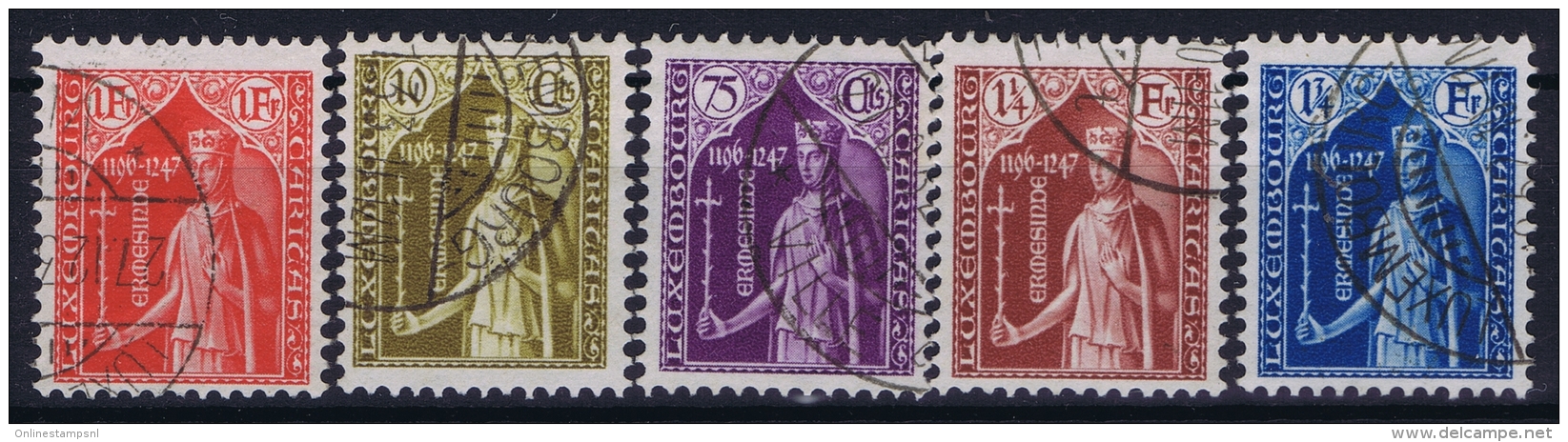 Luxembourg: Mi.nr. 245 - 249, Yv 239-243 Used Obl - Usados