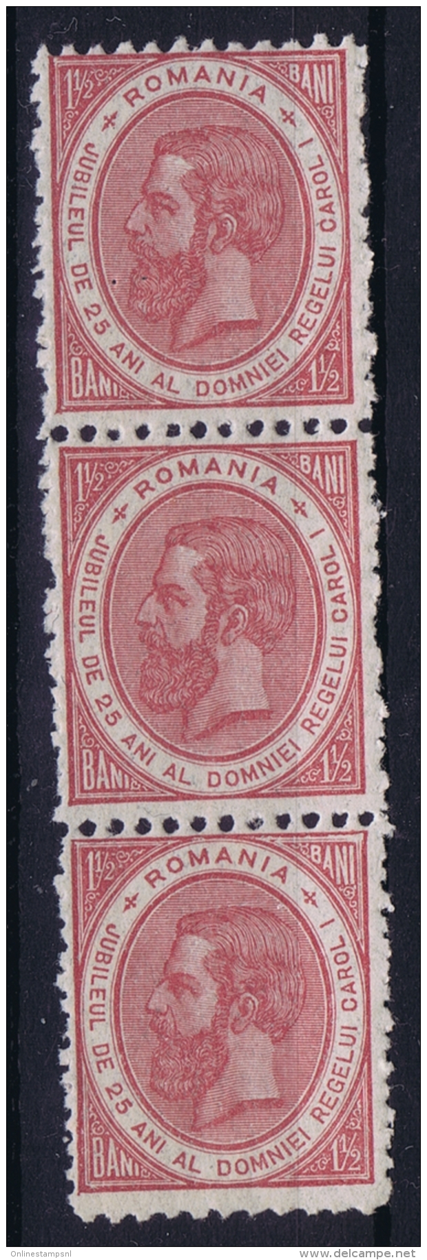 Romenia: 1891 Michel 90 Postfrisch/neuf Sans Charniere /MNH/**  Silver Jubilee Of Carol I - Neufs