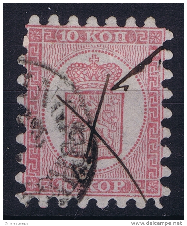 Finland 1860 Mi 4 FA 4  Signed/ Signé/signiert/ Approvato  Obl./Gestempelt/used - Usati