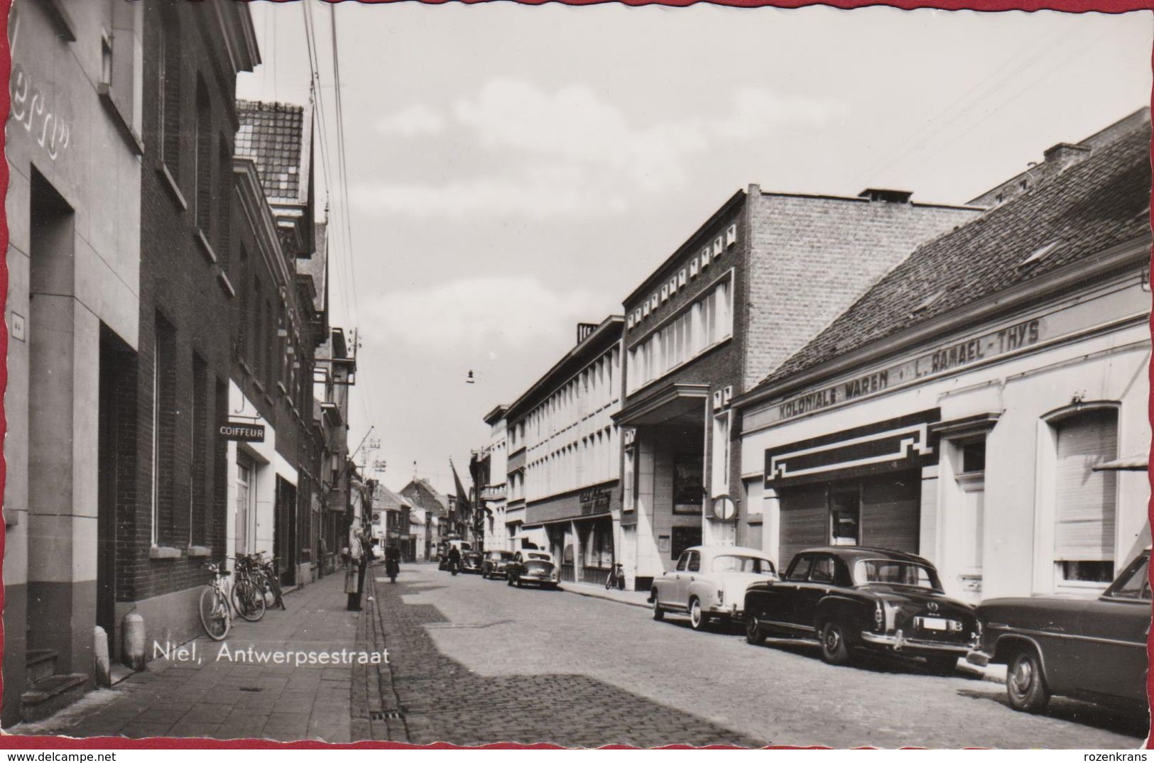 Niel Aan De Rupel Antwerpsestraat Koloniale Waren L. Ramael-Thys Old Car Voiture - Niel