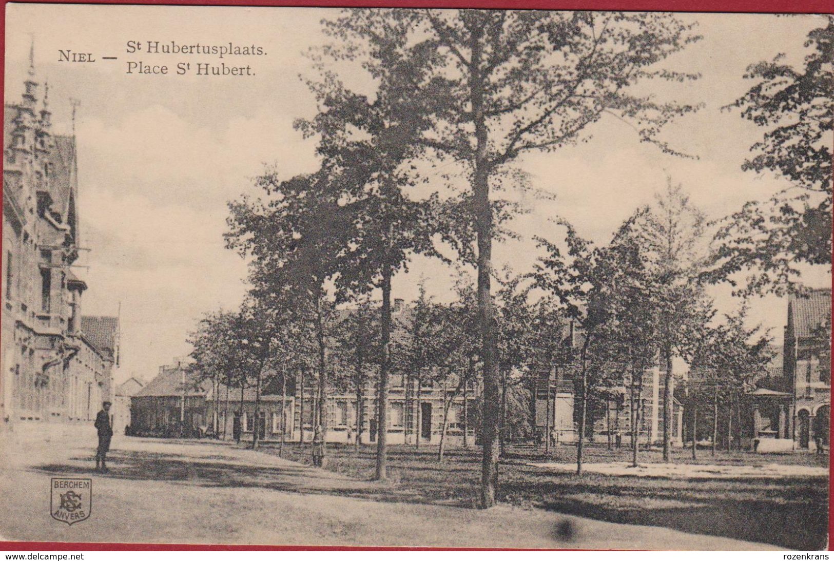 Niel Aan De Rupel St Sint Hubertusplaat Place St Hubert - Berchem Anvers Uitg. Frans De Vries Boeckx - Niel