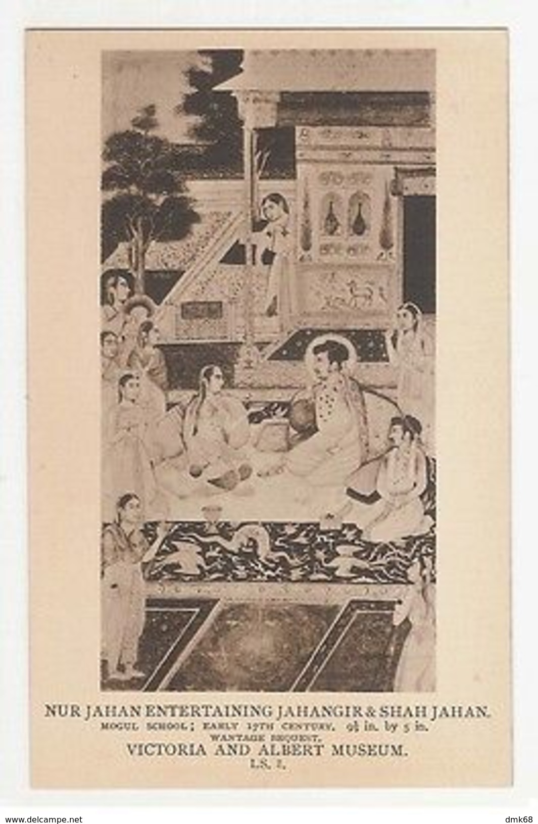 INDIA - MOGUL SCHOOL NUR JAHAN ENTERTAINING JAHANGIR & SHAH JAHAN 1910s ( 1899 ) - Other & Unclassified