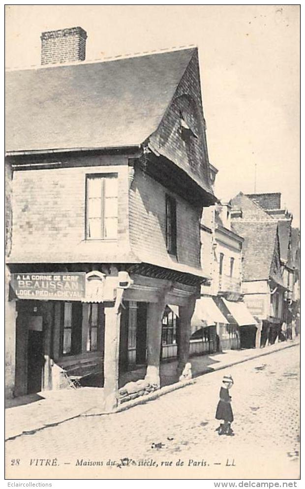 Vitré      35       Rue De Paris     ( 28 Voir Scan) - Vitre