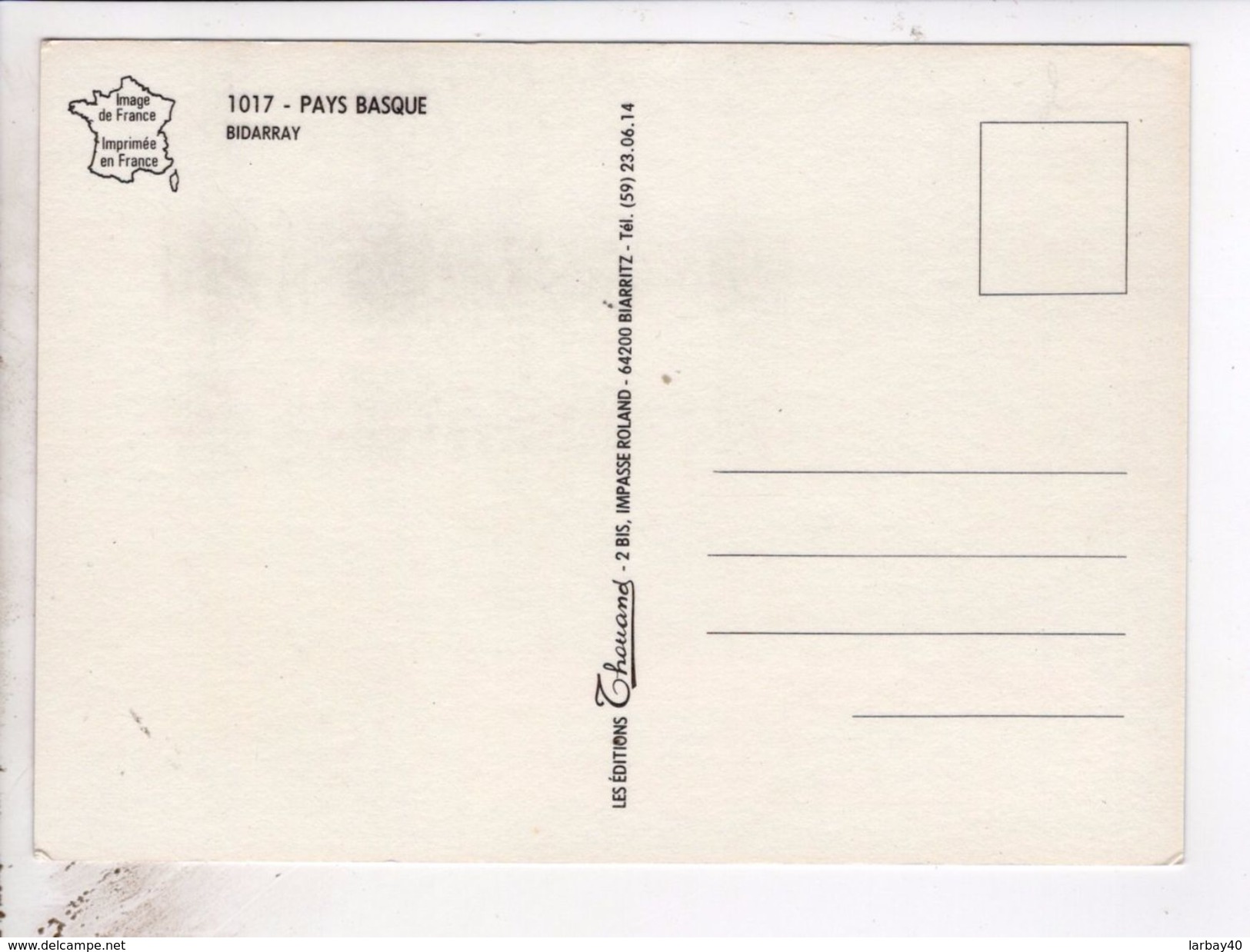 Cp Carte Postale   - Bidarray 1017 - Bidarray