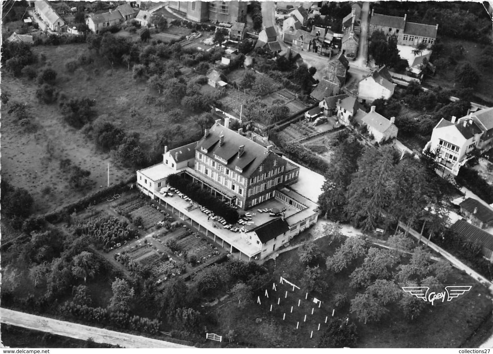 61-JUVIGNY-SOUS-ANDAINES- L'INSTITUT ORTHOPEDIQUE VUE DU CIEL - Juvigny Sous Andaine