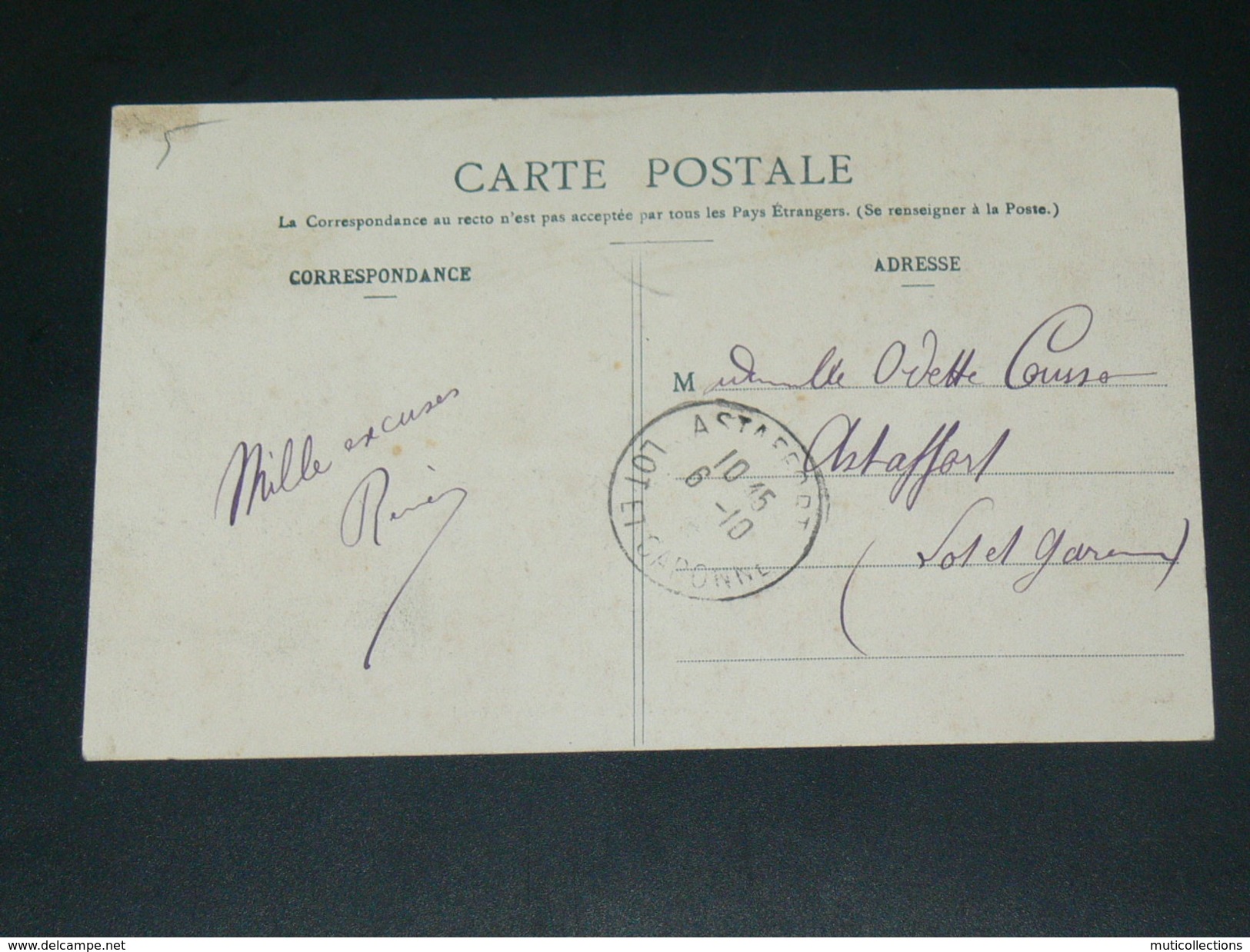 VIC FEZENSAC    1905  /   PLACE MAHOME ET FORAIL   / CIRC  NON / EDIT - Vic-Fezensac