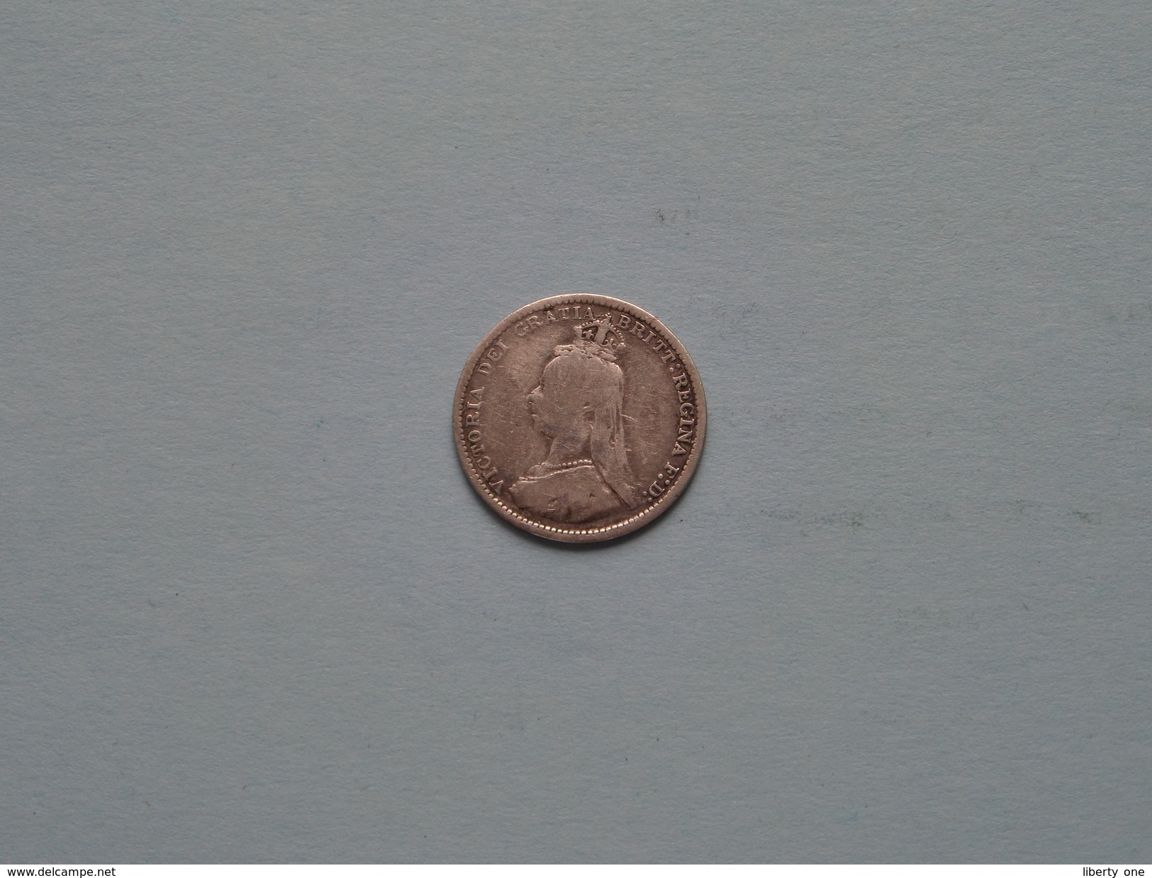 1889 - Three Pence / KM 758 ( Uncleaned Coin - For Grade, Please See Photo ) !! - F. 3 Pence