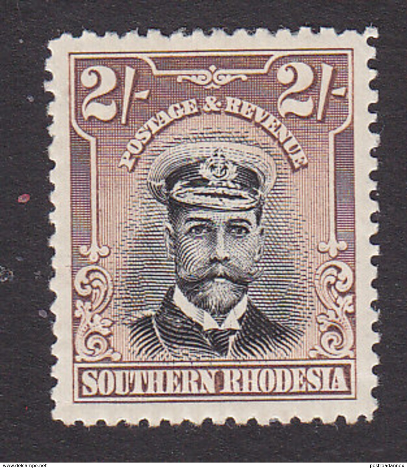 Southern Rhodesia, Scott #12, Mint Hinged, George V, Issued 1924 - Rhodésie Du Sud (...-1964)