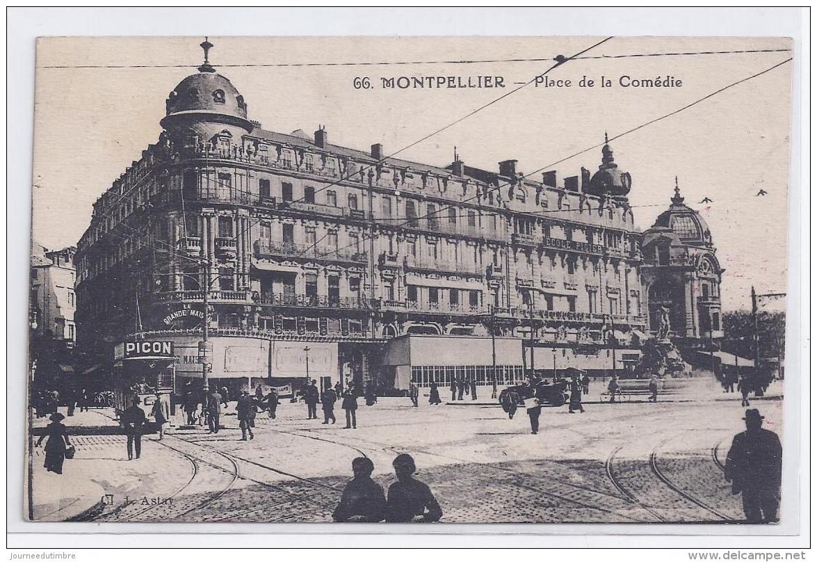 Carte Journee Philatelique Montpellier 1927 Avec Orphelins Et Vignette - Lettres & Documents