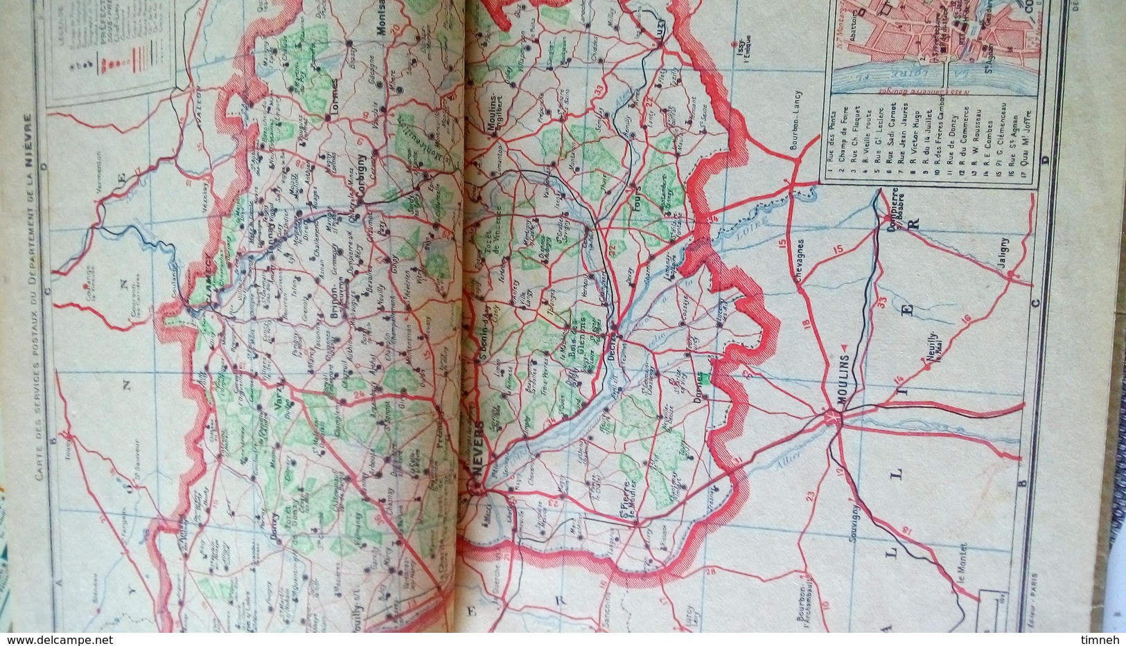 Almanach Des P.T.T. 1962  -LES COURSES à CHANTILLY - CHEVAUX - Nièvre - Calendrier OLLER - - Grossformat : 1941-60