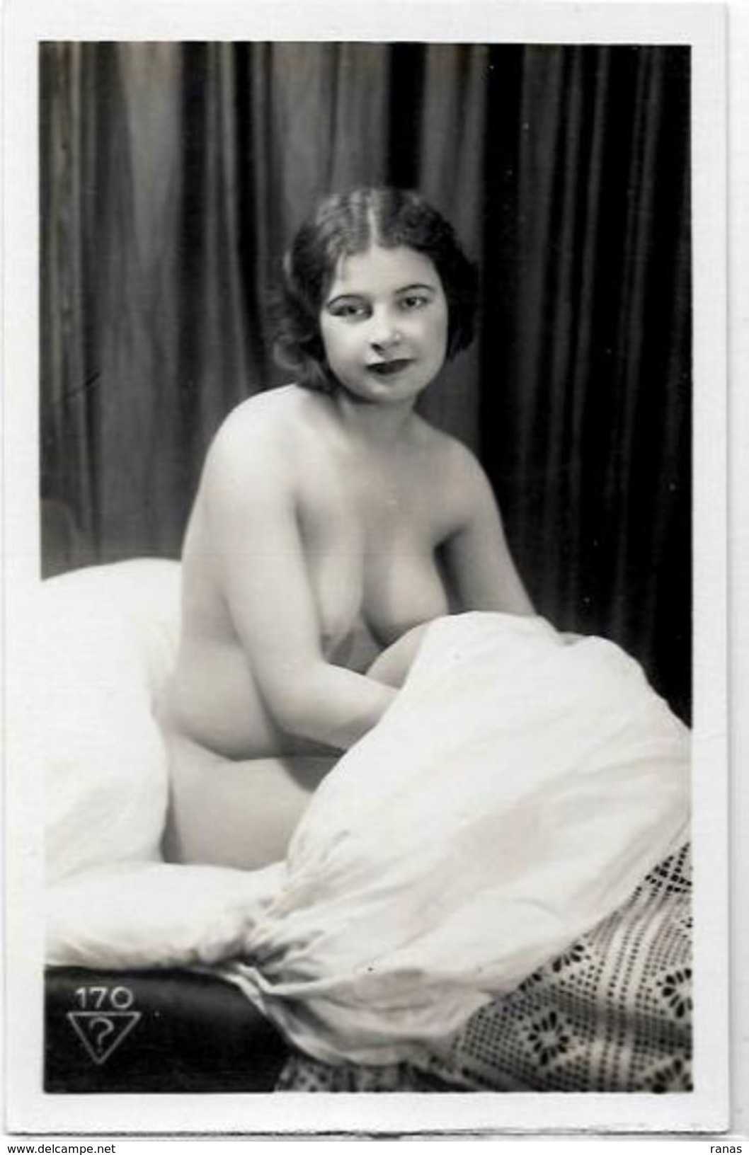 CPA Ancienne Femme Nue Pin Up Nu Féminin éros Académique Artistique érotisme Dos Non Carte Postale - Pin-Ups