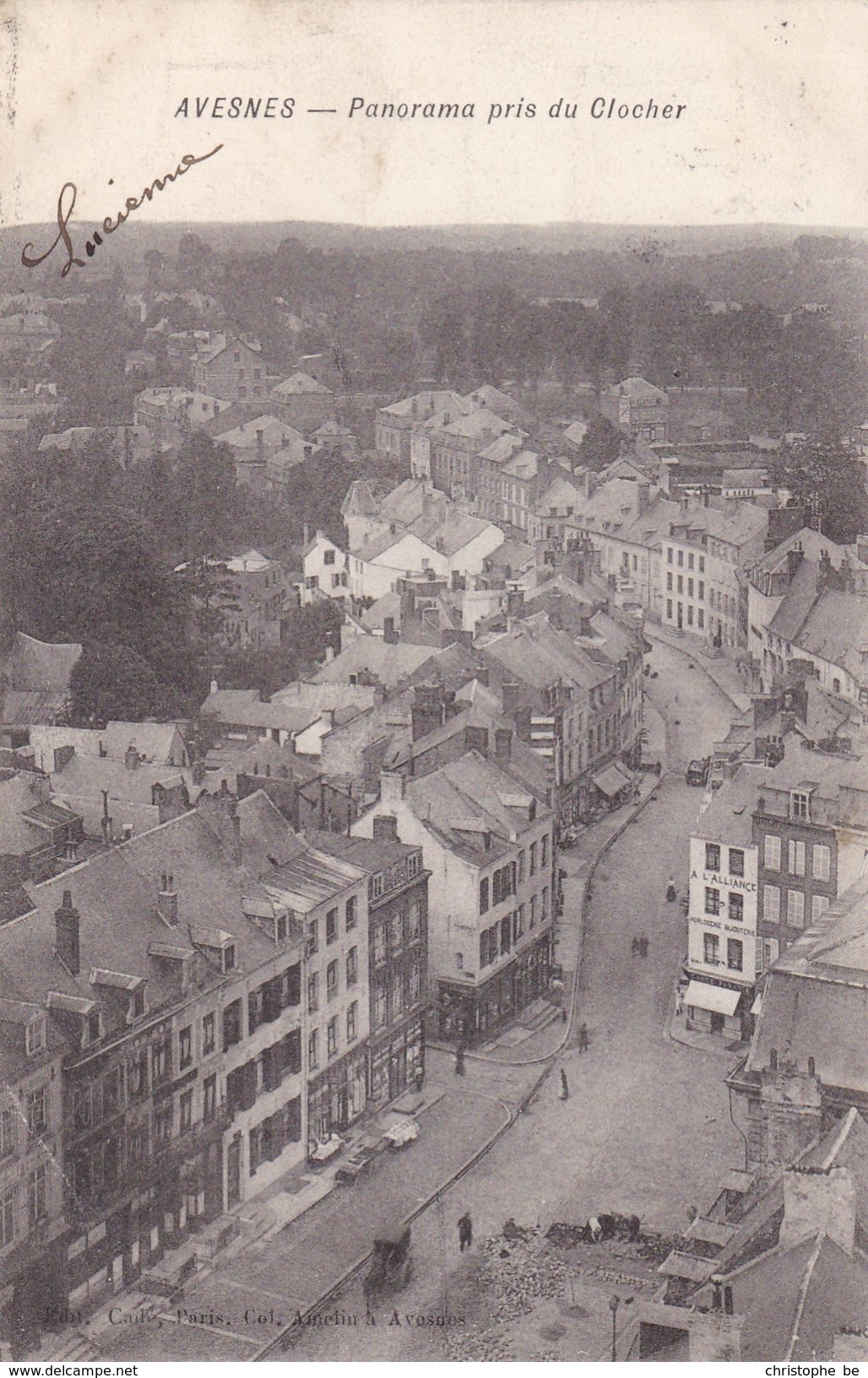 CPA Avesnes, Panorama Pris Du Clocher (pk37670) - Avesnes Sur Helpe