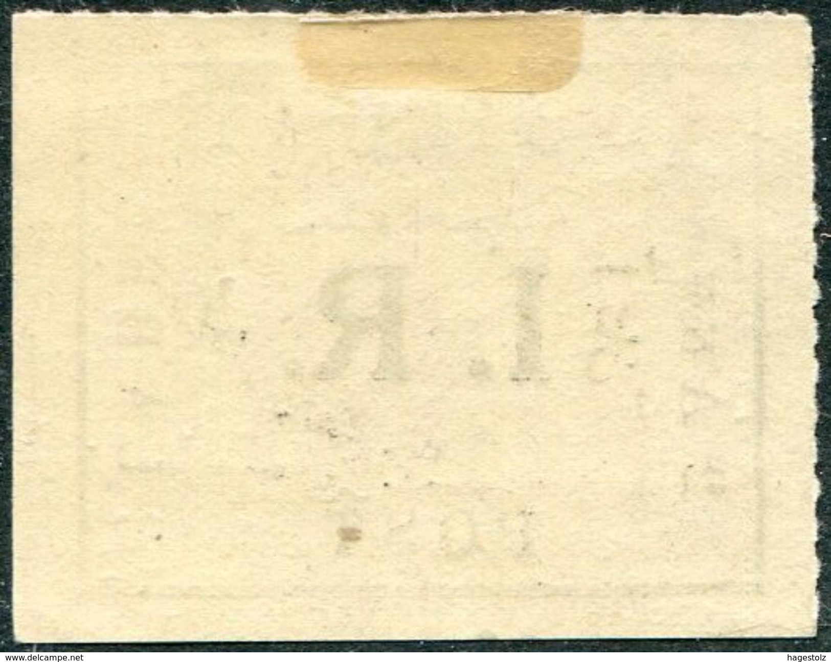 IRAQ 1928 Railway Post Parcel / Freight Stamp / Label 2 Annas VARIETY * MH Eisenbahn Paketmarke Chemin De Fer Colis - Trains