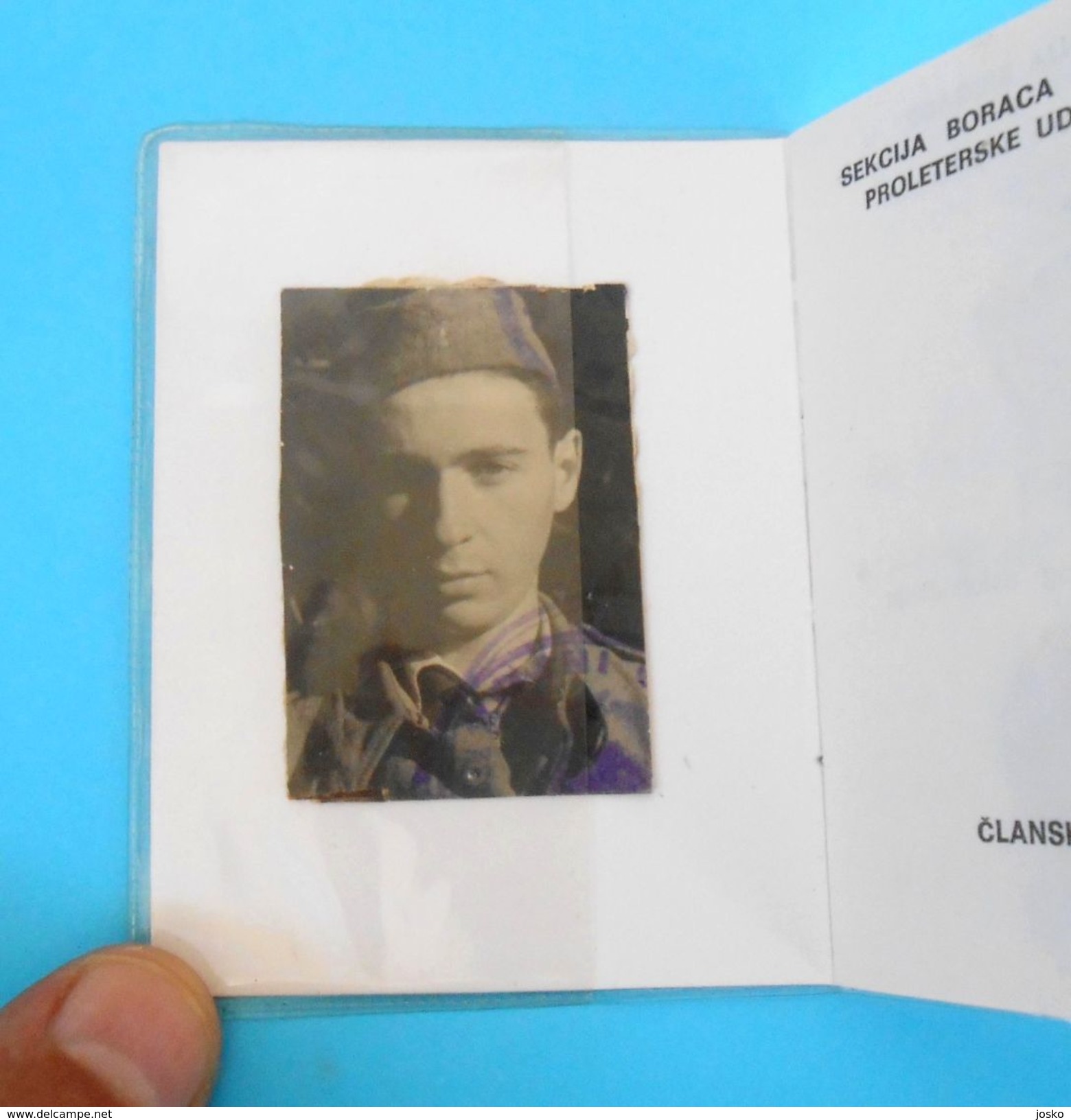 WW2 - Yugoslavia Partisans Army 2. DALMATINSKA PROLETERSKA UDARNA BRIGADE ID Card Partisan Partizan Partizans Partigiano - Historical Documents