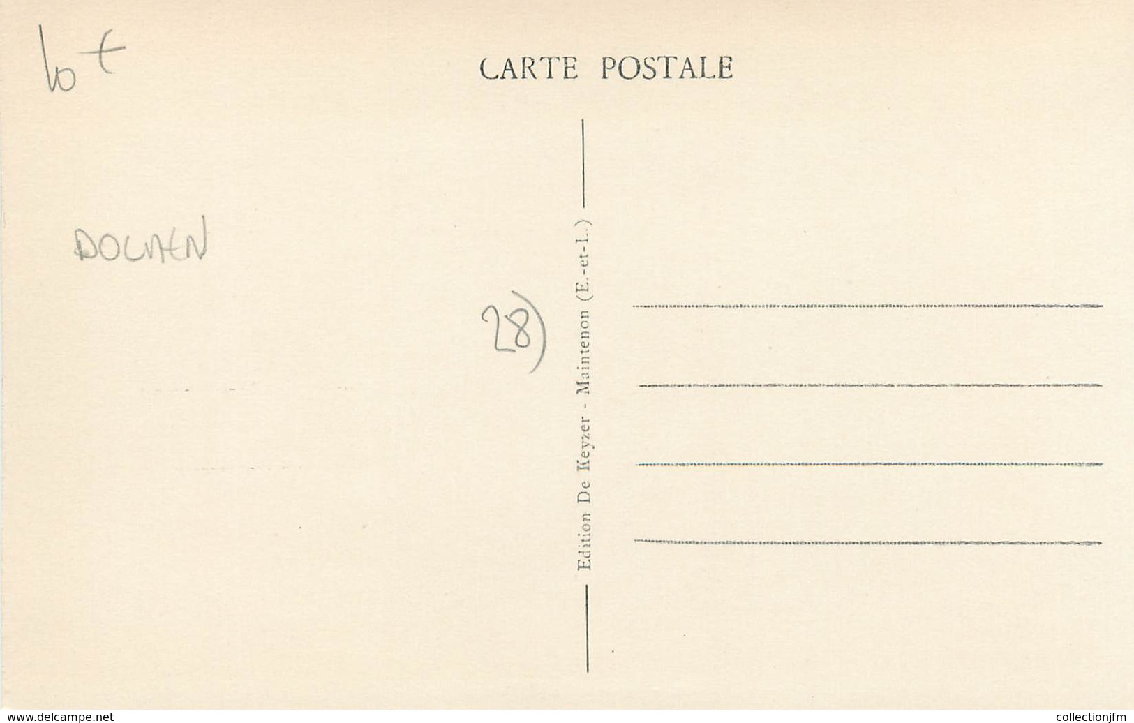 CPA FRANCE 28 " Changé, Le Dolmen Petit". / DOLMEN - Other & Unclassified