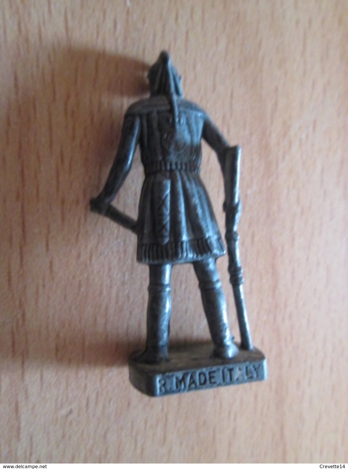 Figurine KINDER MONOBLOC METAL /  WESTERN INDIEN TECUMSEH R MADE ITALY - Metal Figurines