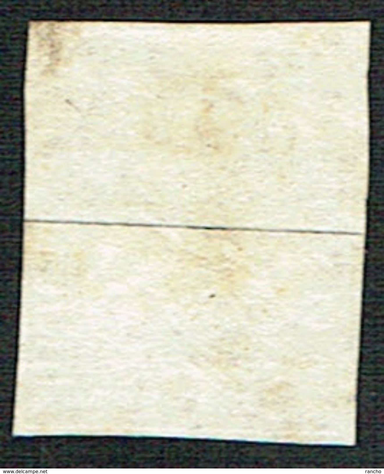 TIMBRE OBLITERE 1857 FIL DE SOIE NOIR C/.S.B.K. Nr:22D. Y&TELLIER Nr:26b. MICHEL Nr:13IIBys. PAPIER MOYEN - Used Stamps