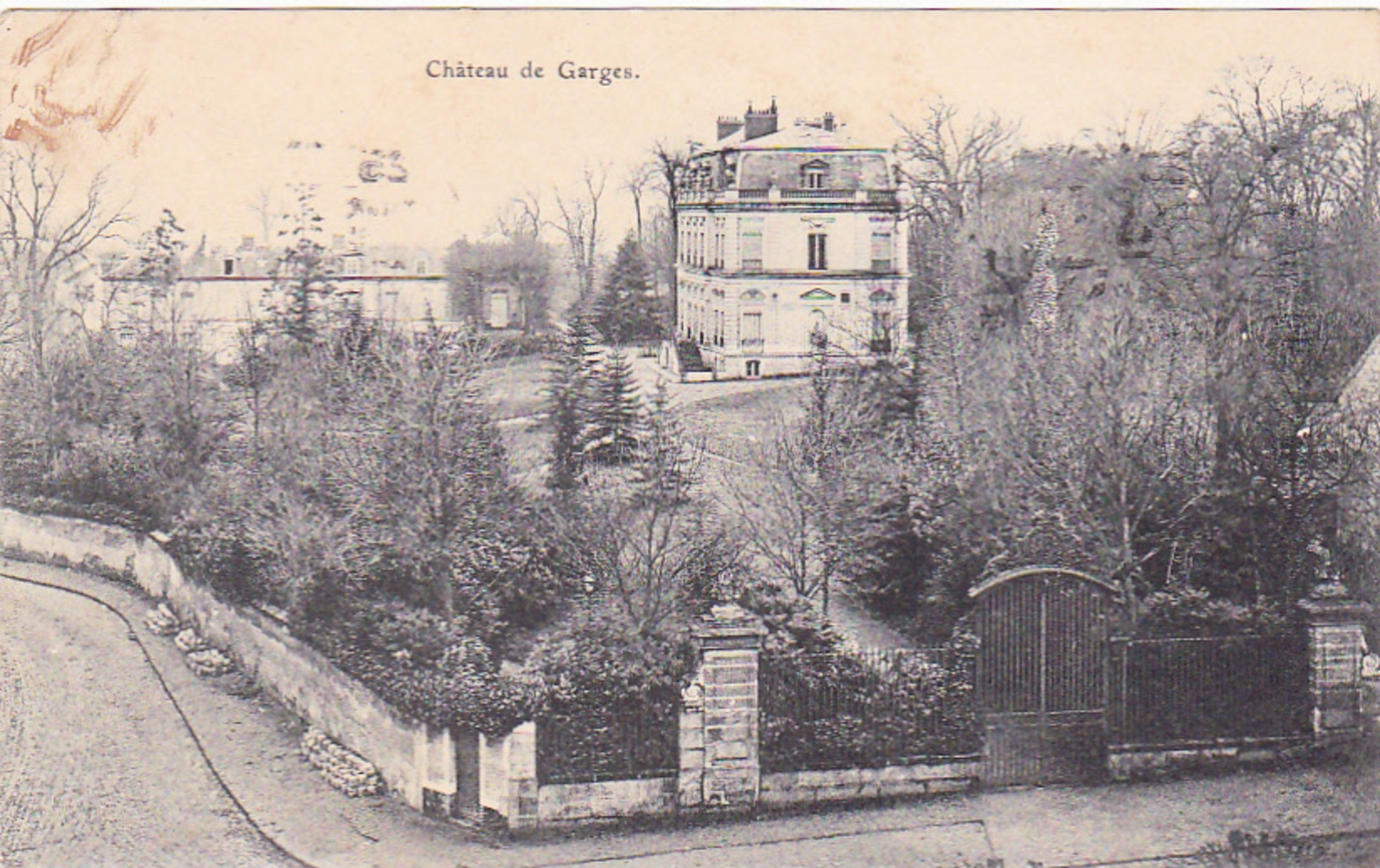 Cpa Château De Garges - Garges Les Gonesses