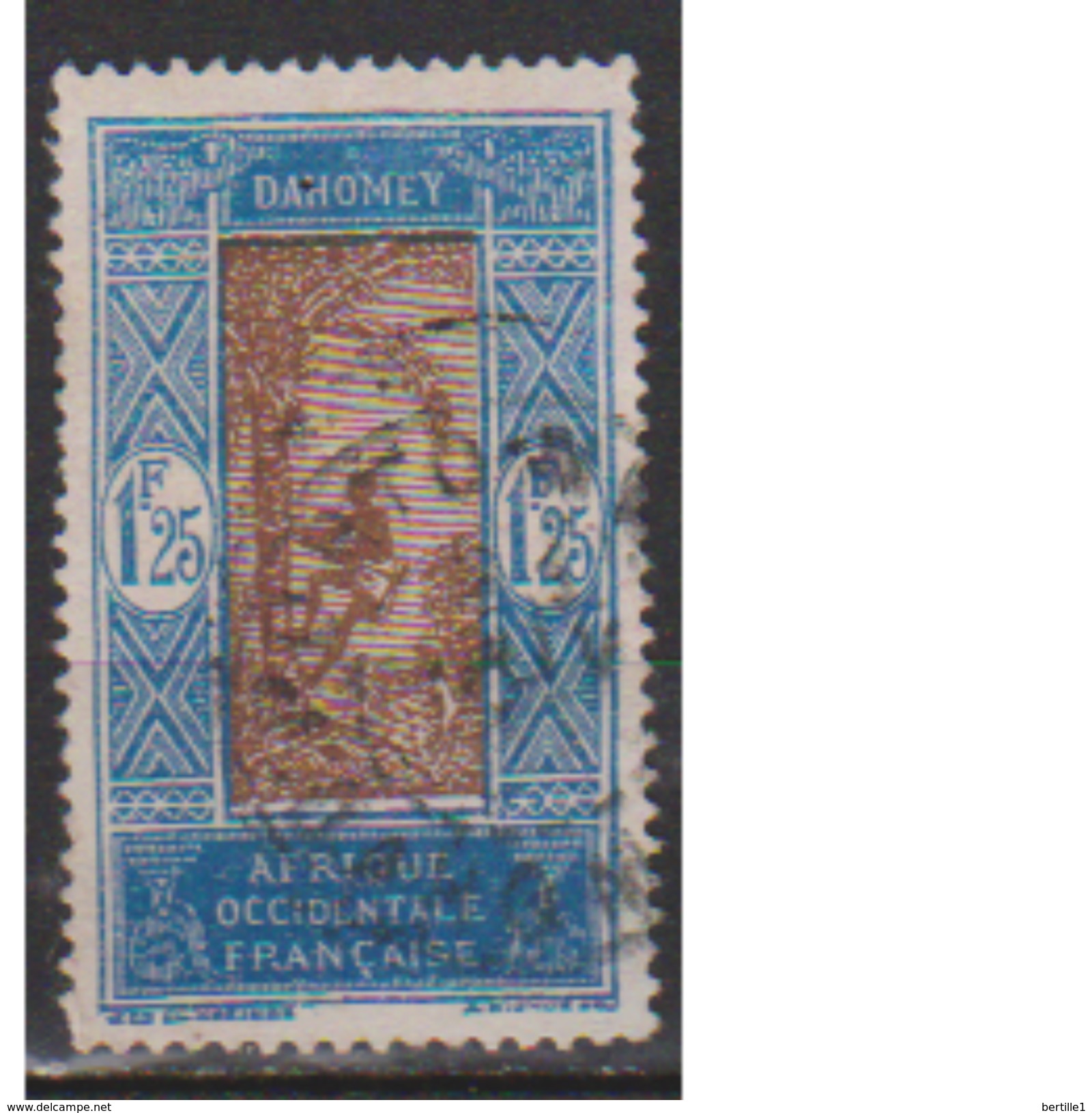 DAHOMEY           N°   94  ( 1 )           OBLITERE         ( O 1191 ) - Usati