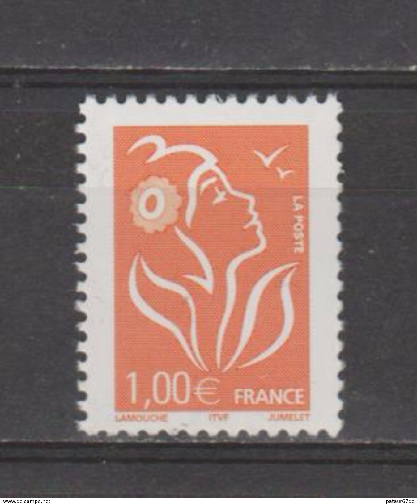 FRANCE / 2005 / Y&T N° 3739a ** : Lamouche ITVF 1.00 &euro; Orange (GAO) - Gomme D´origine Intacte - Neufs