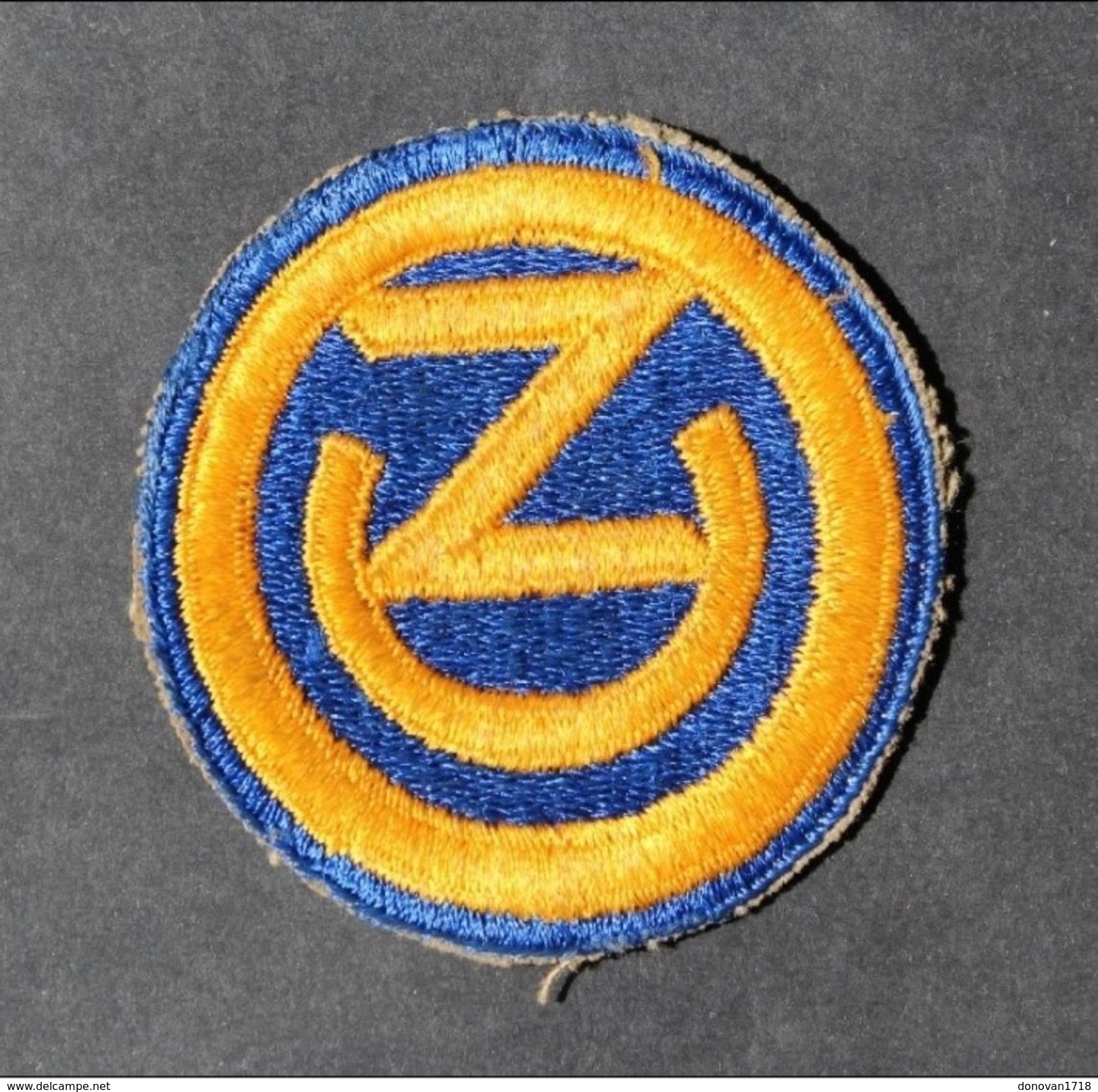 Insigne Tissu Américain American Militaria - Gi's Shoulder Patch US WW2 39-45 WWII - 102nd Division - Ecussons Tissu