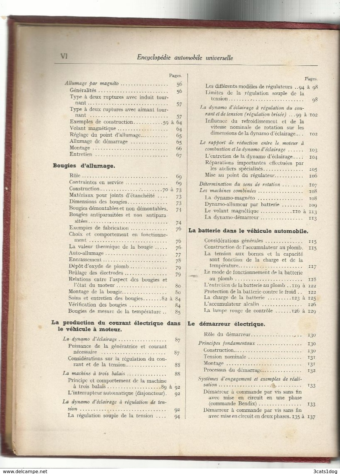 Encyclopédie Automobile Universelle - 1951 (2 tômes - 1500 pages)