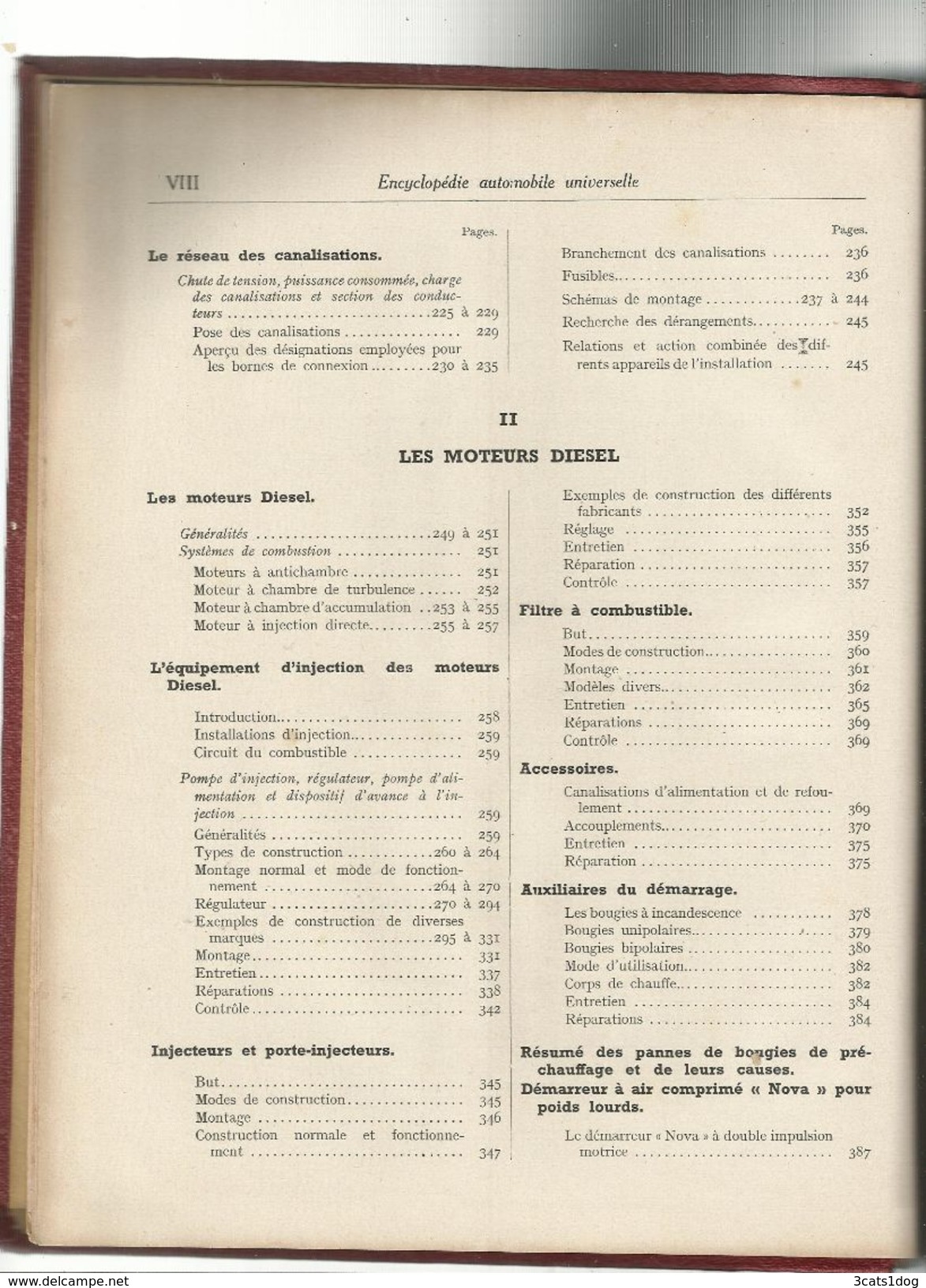 Encyclopédie Automobile Universelle - 1951 (2 tômes - 1500 pages)