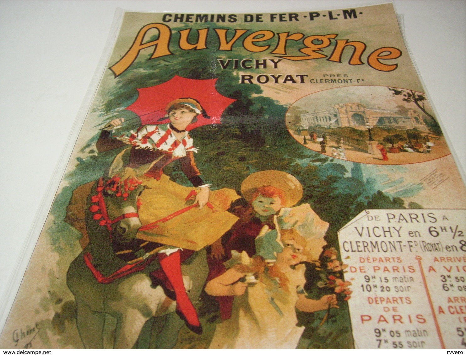 ANCIENNE PUBLICITE AUVERGNE VICHY ROYAT - Other & Unclassified