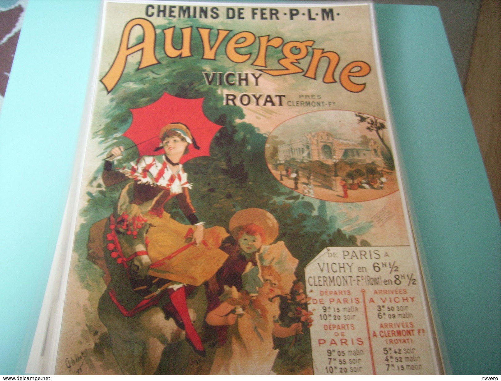 ANCIENNE PUBLICITE AUVERGNE VICHY ROYAT - Other & Unclassified