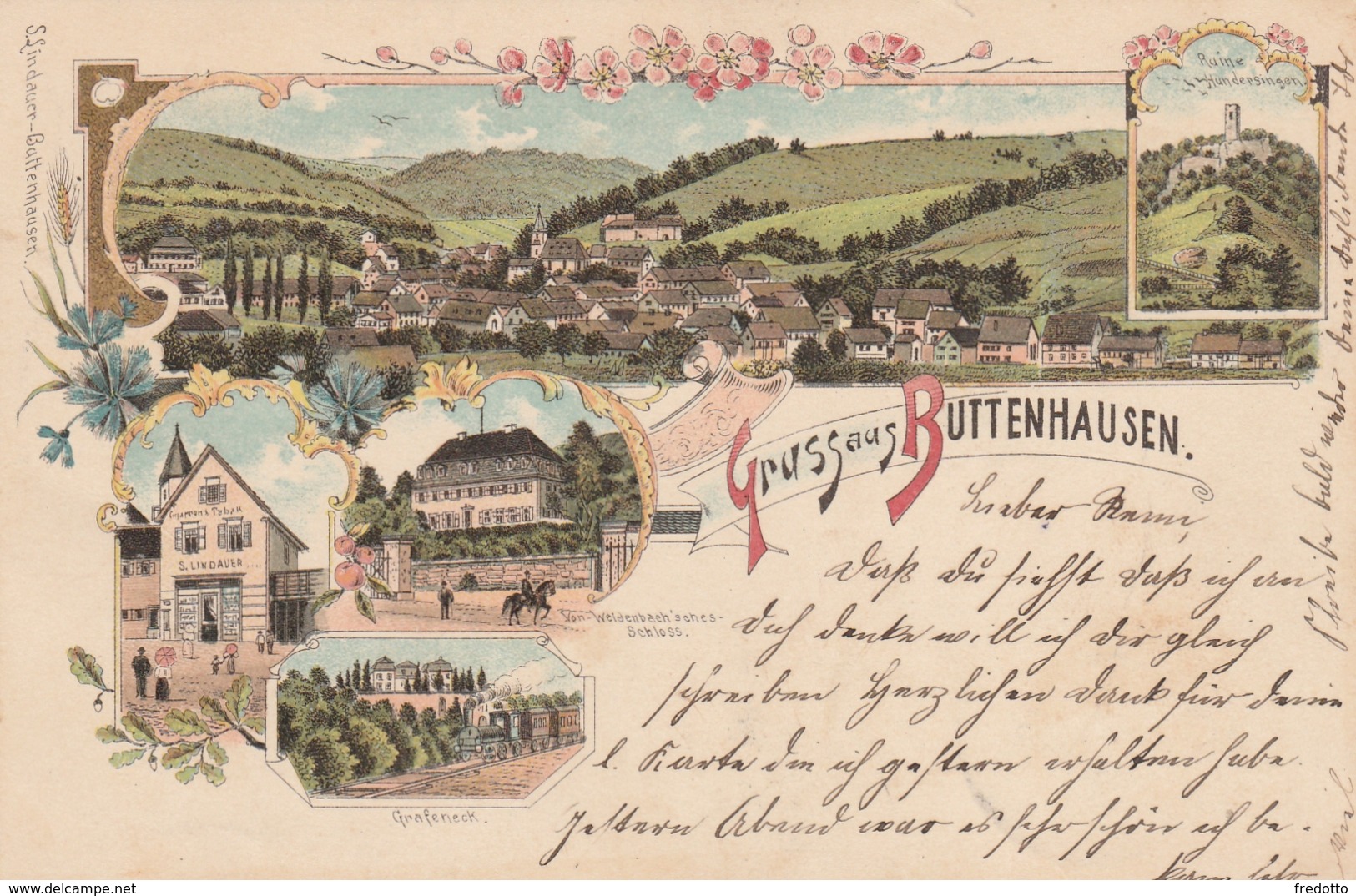 Gruss Aus Buttenhausen-Litho 1897 ! - Autres & Non Classés