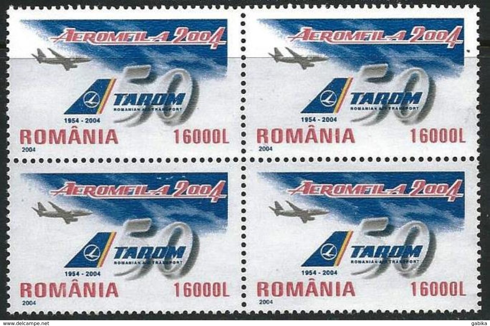 Romania 2004 Scott 4645 MNH Tarom - Unused Stamps