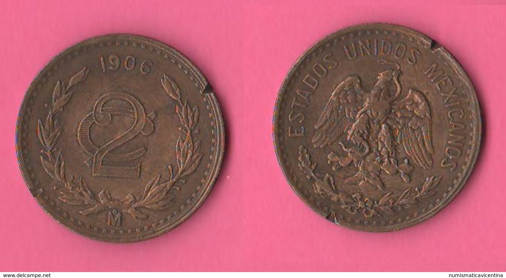Messico Mexico 2 Centavos 1906 - Messico