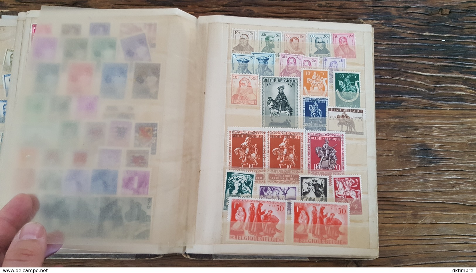 LOT 363835 ALBUM TIMBRE DE BELGIQUE NEUF**/*  PORT A 5 EUROS